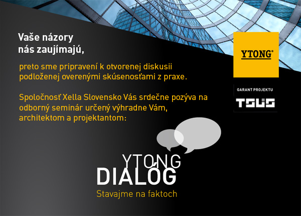 Odborný seminář Ytong Dialog