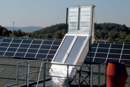 Solární komín v systémech pasivního větrání budov