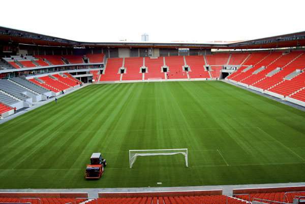 Stadion s atmosférou fotbalového kotle