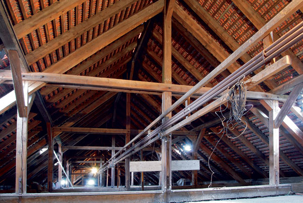 Stavebně-technický průzkum dřevěného krovu kostela