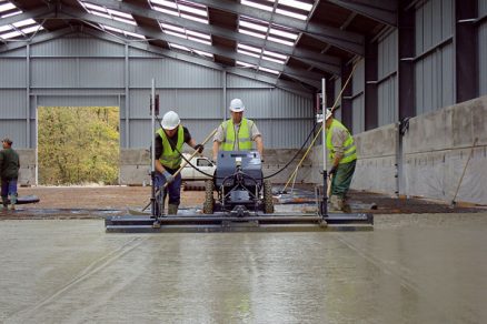 Úprava betonových podlah s laserovou přesností