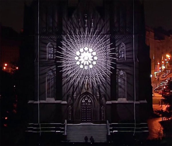 Videomapping rozzářil Prahu