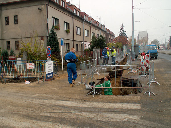 Zemní a výkopové práce II – v zastavěném území