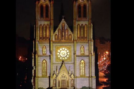 Videomapping rozzářil Prahu