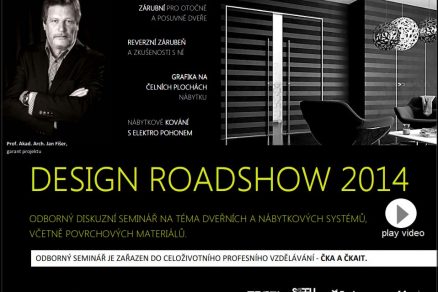 POZVÁNKA na odborný diskuzní seminář DESIGN ROADSHOW 2014